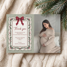 Grüner Streifen Winter Weihnachten Thema Baby Show