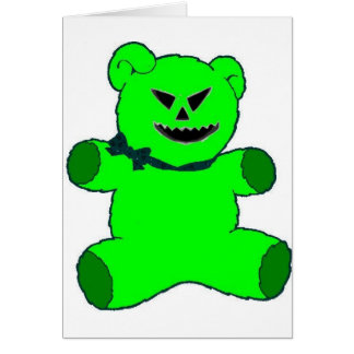 Grüner Teddybär