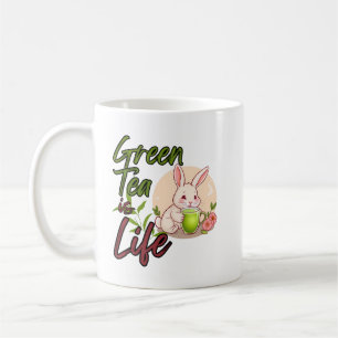 „Grüner Tee Ist Das Leben“ Kaffeetasse