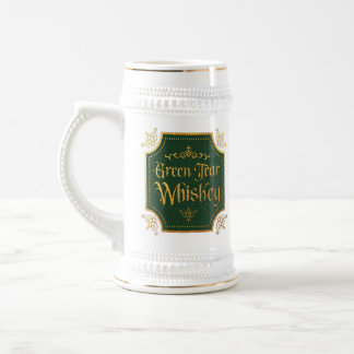 Grüner Tee Whiskey Bierglas