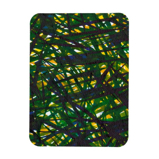 Grüner Thicket II Magnet (Vertikal)