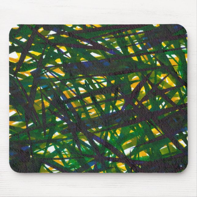 Grüner Thicket II Mousepad (Vorne)