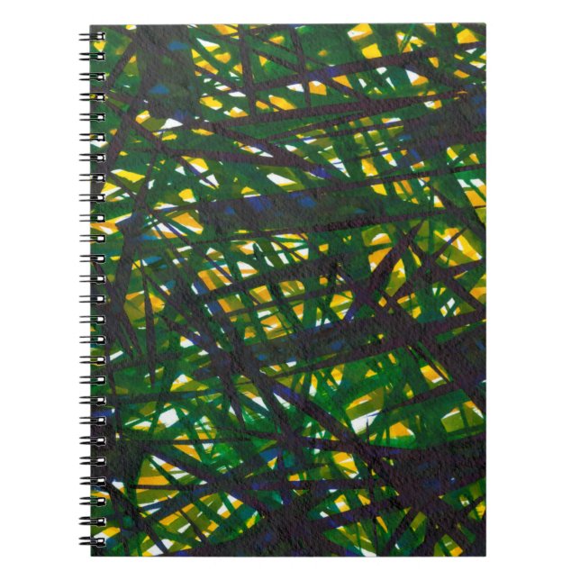 Grüner Thicket II Notizblock (Vorderseite)
