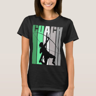 Grüner Trainer Bogenschützen Lehrer Lehrer Unterri T-Shirt