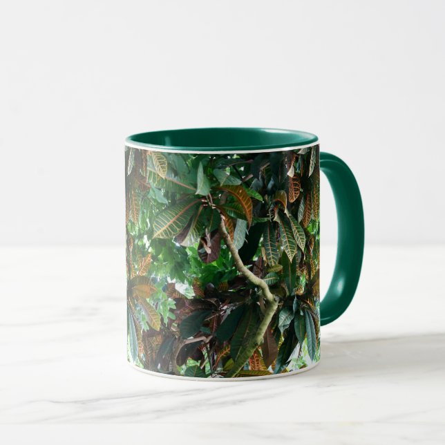Grüner Tropenwald Tasse (VorderseiteRechts)