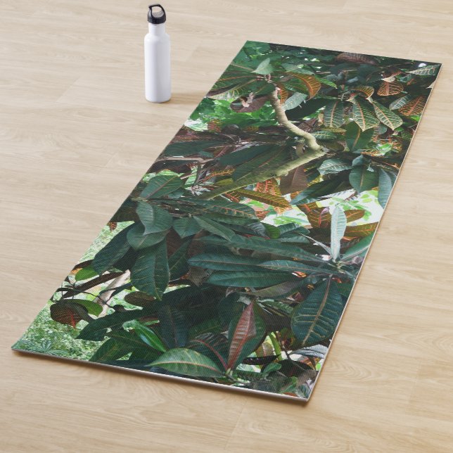 Grüner Tropenwald Yogamatte (Beispiel)