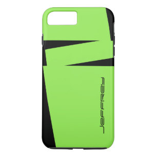 Grüner u. schwarzer dreifacher Neonstreifen, Case-Mate iPhone Hülle