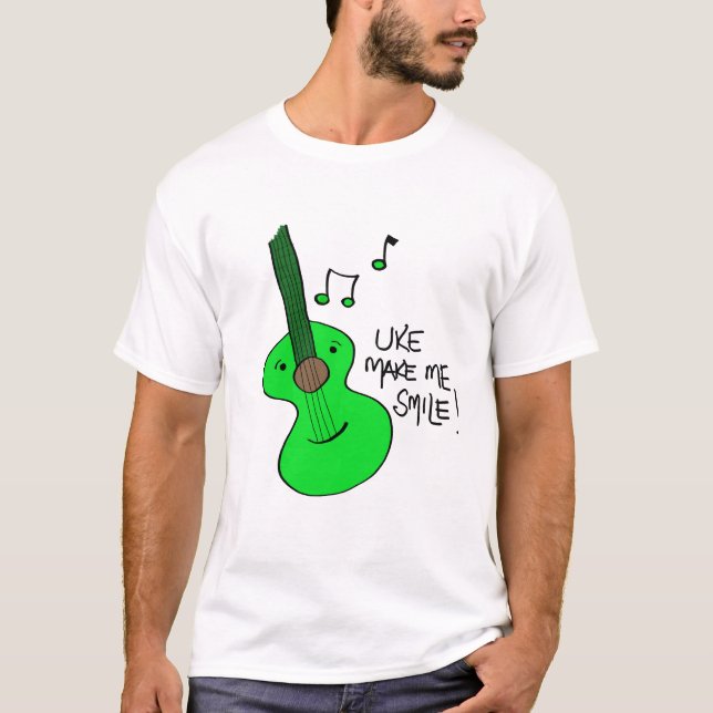 Grüner Uke T - Shirt (Vorderseite)