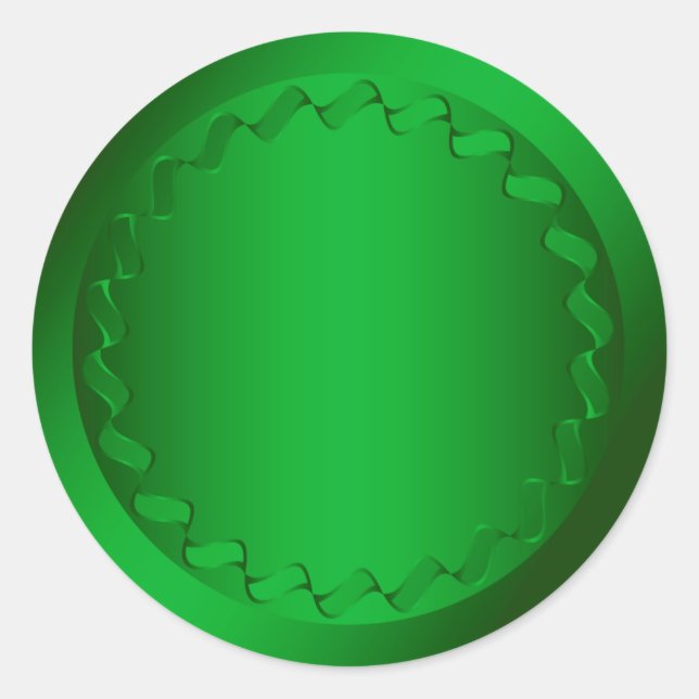 Grüner Umschlag Aufkleber (Vorderseite)