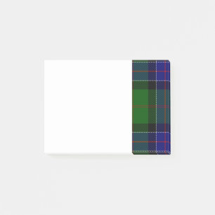 Grüner und blauer Clan-SinclairTartan Post-it Klebezettel