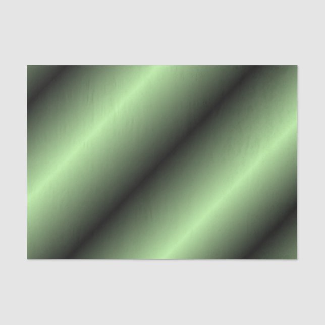 Grüner und schwarzer Streifen Seidenpapier (Vorderseite)