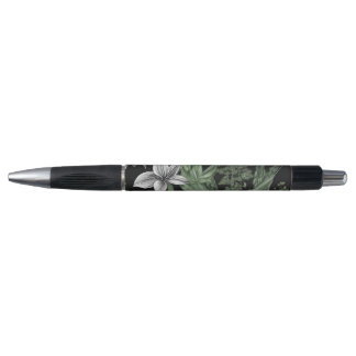 Grüner und weißer Botanischer Pen Kugelschreiber