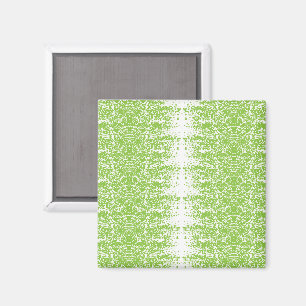 grüner und weißer Hintergrund mit kleinen Punkten Magnet