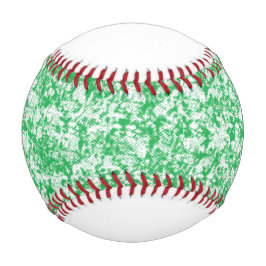 grüner und weißer Hintergrund mit kleinen weißen P Baseball
