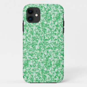 grüner und weißer Hintergrund mit kleinen weißen P Case-Mate iPhone Hülle