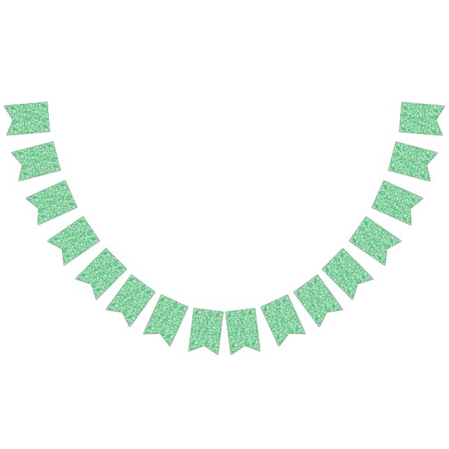 grüner und weißer Hintergrund mit kleinen weißen P Wimpelkette (Alle)