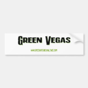 Grüner Vegas-Autoaufkleber Autoaufkleber