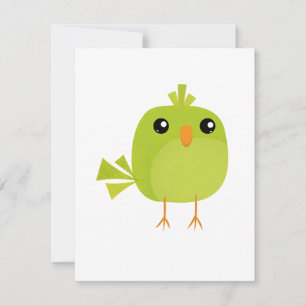 Grüner Vogel Karte