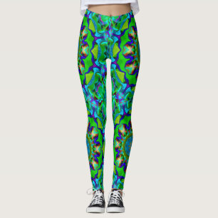 Grüner Wahnsinn Leggings