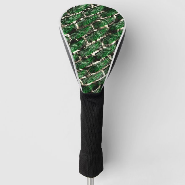 Grüner Wandeffekt und dunkelste Blasen? Golf Headcover (Vorderseite)