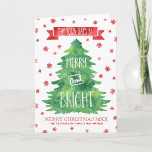 Grüner Weihnachtsbaum Wir haben Karten verschoben