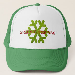 Grüner Weihnachtshut! Truckerkappe