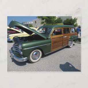 Grüner Woodie Postkarte