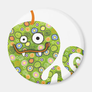 Grüner Wurm-Magnet Magnet