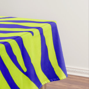 Grüner Zebra Tischdecke