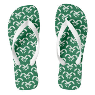 Grüner Zick Flip Flops
