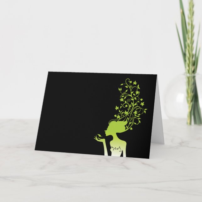 grüner Zucker Karte (Vorderseite)