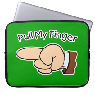 Grüner Zug meine Finger-Elektronik-Tasche/Hülse Laptopschutzhülle