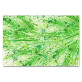 Grünes abstraktes Aquarellpapier Seidenpapier