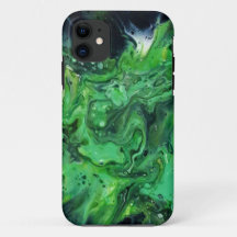 Grünes abstraktes Muster.