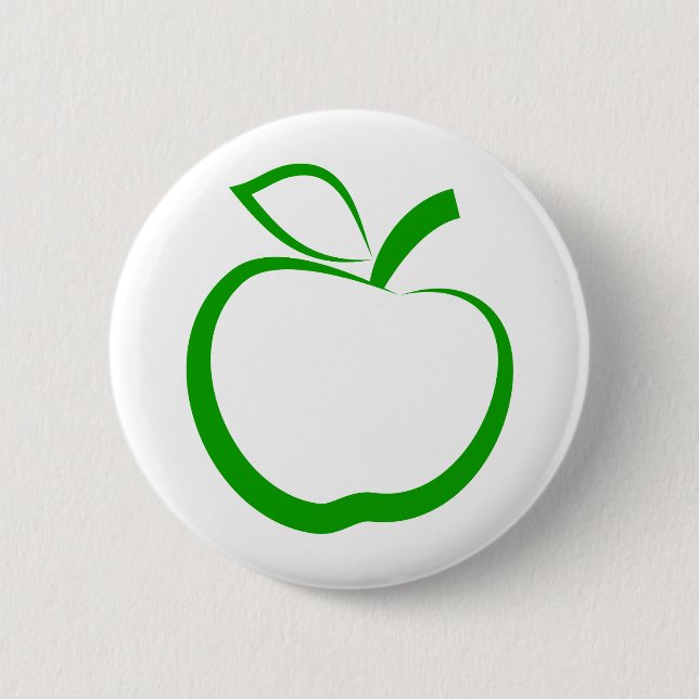 Grünes Apple Button (Vorderseite)