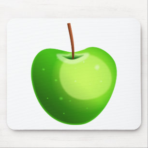 Grünes Apple Mousepad