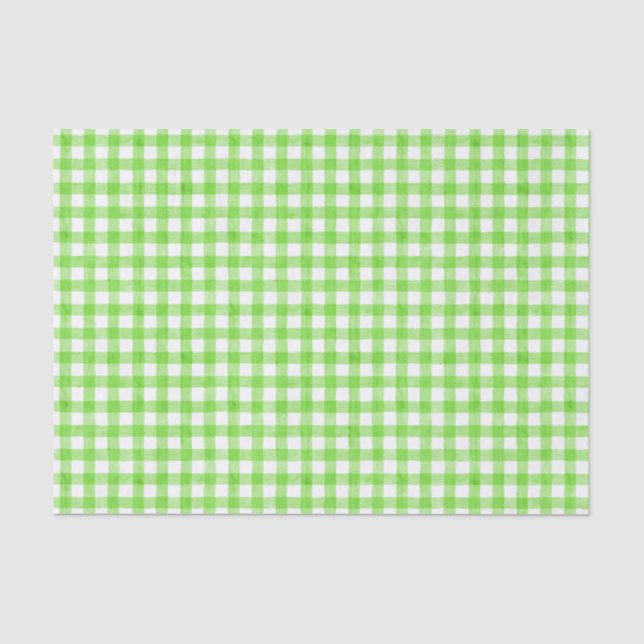 Grünes Aquarellpapier Seidenpapier (Vorderseite)