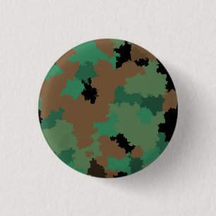Grünes Armee-Dschungel-Tarnmuster-Design Button