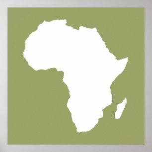 Grünes Audacious Africa Poster