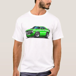 Grünes Auto 1970 Plymouths Cuda T-Shirt