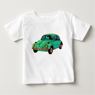 Grünes Auto Feines Jersey T-Shirt, Süßes Shirt