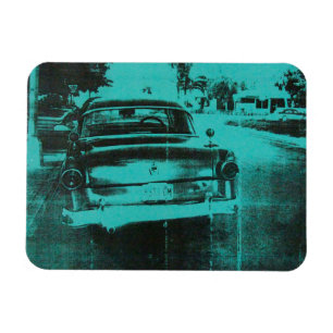 Grünes Auto Magnet