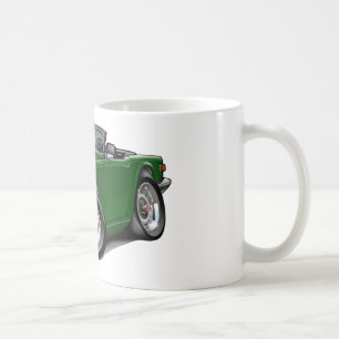 Grünes Auto Triumphs TR6 Kaffeetasse