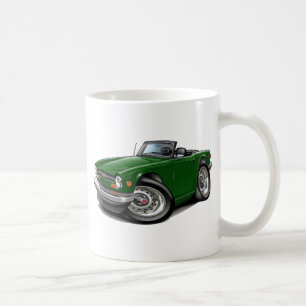 Grünes Auto Triumphs TR6 Kaffeetasse