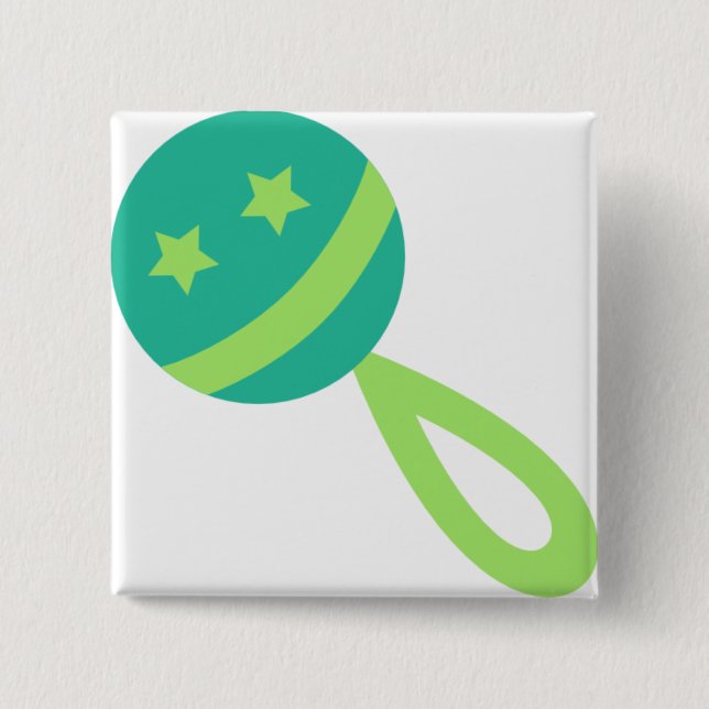 grünes Baby Button (Vorderseite)