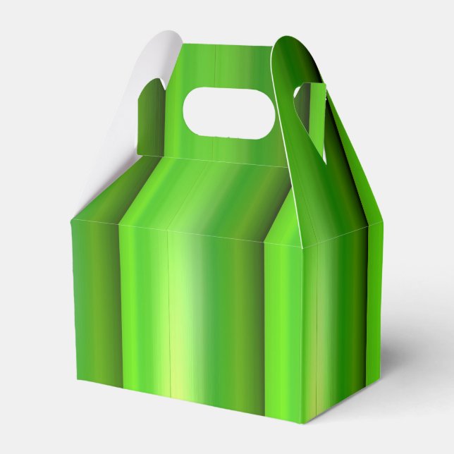 Grünes Bambus-Set Geschenkschachtel (Rückseite)