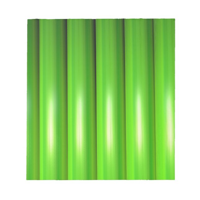 Grünes Bambus-Set Notizblock (Vorderseite)