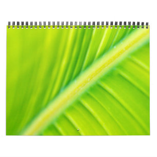 grünes Bananenblatt Kalender
