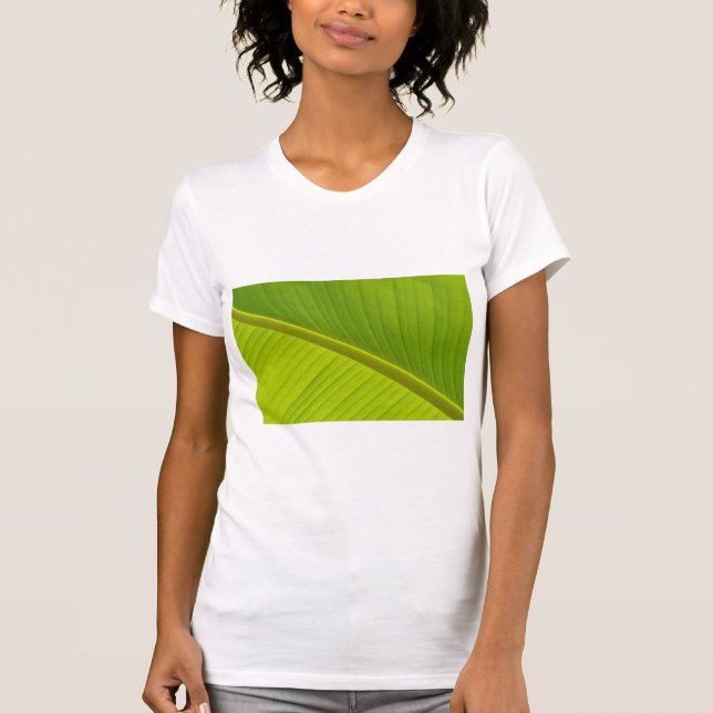 Grünes Bananenblatt T-Shirt (Vorderseite)