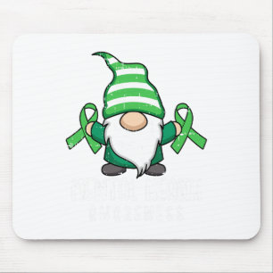 Grünes Band Mental Health Awareness Krieger Mousepad